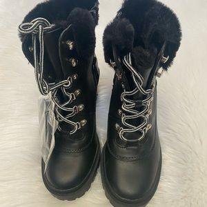 NEW without Box-Torrid Black w/Faux Fur Ankle Boots 8
